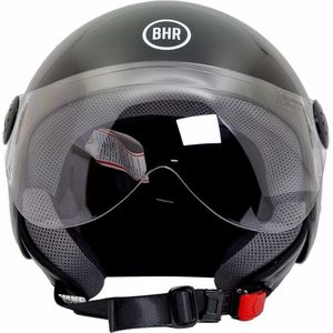 BHR 800 easy | vespa helm | glans zwart | scooterhelm | maat L