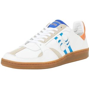 PANTOFOLA D'ORO 1886 1898 Sport, herensneakers, wit, blauw, oranje