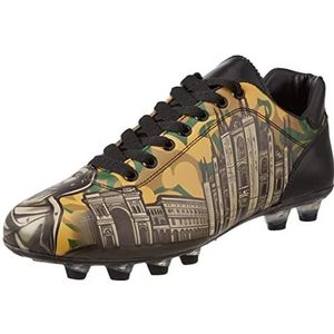 PANTOFOLA D'ORO 1886 LAZZARINI Milano, voetbalschoenen voor heren, militair/goud, 45 EU, militair goud, 45 EU