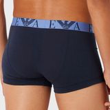 Emporio Armani EA7 - Katoenen Trunks Boxer - Marineblauw - 3 Pack