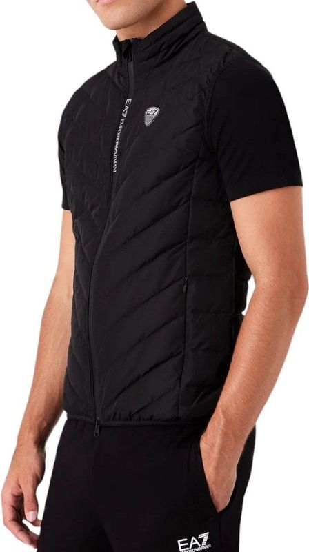 EA7 - 8NPQ02_PNE1Z - Opvouwbaar Vest - Marineblauw - Casual - Polyester