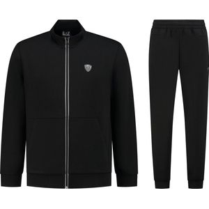 EA7 - Tain Premium - Trainingspak - Zwart - Polyester