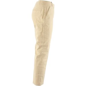 Pinko Mooie broek van stretch linnen voor dames, C28_beige amandelglas, 42 NL