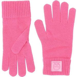 Pinko Kattenhandschoenen 100% kasjmier handschoenen voor koud weer dames, Moc_Camel Mocaccino