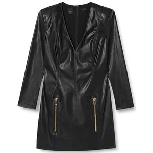 Pinko, Dames, Jurken, Zwart, Maat: XS Poliester,