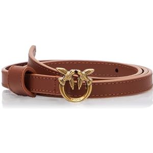 Pinko Love Berry H1 Riem kalfsriem voor dames, L39q_antiek leer goud