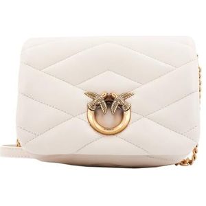 Pinko Love Birds Diamond Cut Tas , White , Dames , Maat: ONE Size