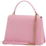 Pinko Love One Top Handle Classic Light kalfsleer zijde, damestas, P31q_Rose Marinoantiek Goud, P31q_rose marino-antiek goud