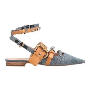 Pinko, Dames, Schoenen, Blauw, Maat: 36 EU Denim,