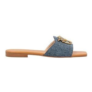 Pinko Blauwe Sandalen , Blue , Dames , Maat: 35 EU