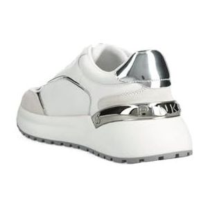 Pinko Calf Sneakers - Lente/Zomer Collectie , White , Dames , Maat: 37 EU
