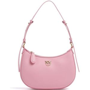 Pinko Mini Love Bag Half Moon in Roze , Pink , Dames , Maat: ONE Size