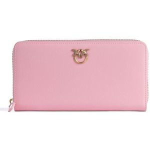 Pinko Roze Dames Portemonnees Ss24 Accessoires , Pink , Dames , Maat: ONE Size