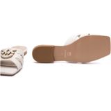 Pinko - SD0313P003 - Slipper - Wit - Leer