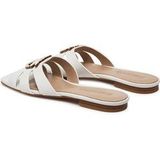 Pinko - Schoenen - Wit - Leer - Slip-on Model - Love Birds Logo