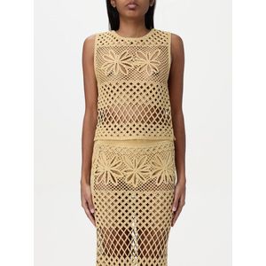 Pinko, Dames, Tops, Geel, Maat: S Nylon,