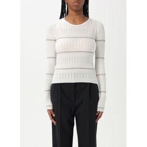 Pinko, Dames, Truien, Wit, Maat: L Katoen,