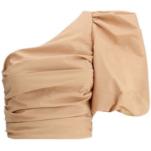 Pinko, Dames, Blouses & Shirts, Beige, Maat: XS Taf,