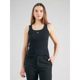 Pinko, Dames, Tops, Zwart, Maat: S Katoen,