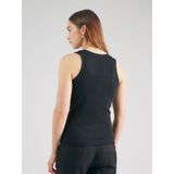 Pinko, Dames, Tops, Zwart, Maat: S Katoen,