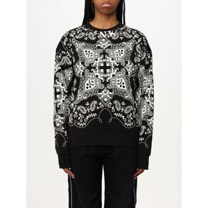 Pinko, Dames, Sweatshirts & Hoodies, Zwart, Maat: M Katoen,