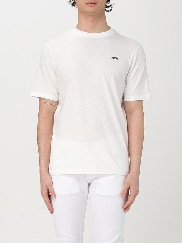 Autry, Heren, Tops, Wit, Maat: S Katoen,