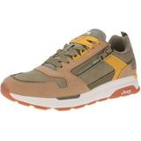 Jeep - JM51061A Ontario Zip - Heren Sneaker - Sage - Imitatieleer/Textiel