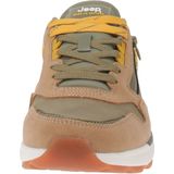 Jeep - JM51061A Ontario Zip - Heren Sneaker - Sage - Imitatieleer/Textiel