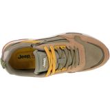 Jeep - JM51061A Ontario Zip - Heren Sneaker - Sage - Imitatieleer/Textiel