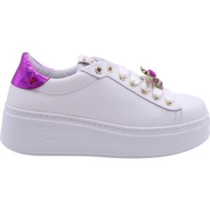 Gio+ - Sneakers - Wit - Synthetisch - Lichtgewicht - Ademend - Vetersluiting