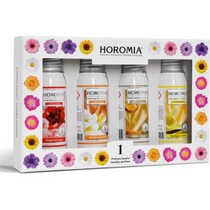 Horomia Geschenkset - Wasparfum Proefpakket - Horo 1 - 4x 50ml wasparfum