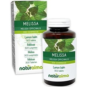 Citroenmelisse (Melissa officinalis) bladeren Naturalma - 150 g - 300 tabletten - Voedingssupplement - Natuurlijk en Veganistisch
