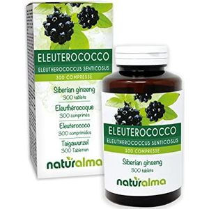 Siberische ginseng (Eleutherococcus senticosus) wortels Naturalma - 150 g - 300 tabletten - Voedingssupplement - Natuurlijk en Veganistisch