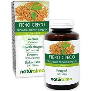 Fenegriek (Trigonella foenum-graecum) zaden Naturalma - 150 g - 300 tabletten - Voedingssupplement - Natuurlijk en Veganistisch