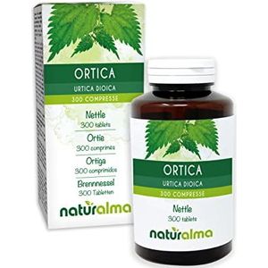 Grote brandnetel (Urtica dioica) bladeren en wortels Naturalma - 150 g - 300 tabletten - Voedingssupplement - Natuurlijk en Veganistisch