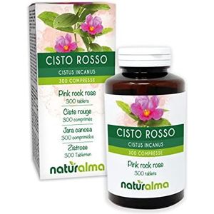 Cistusroos (Cistus incanus) kruid Naturalma - 150 g - 300 tabletten - Voedingssupplement - Natuurlijk en Veganistisch