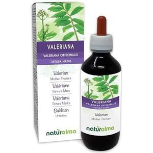 Valeriaan (Valeriana officinalis) wortels Alcoholvrije moedertinctuur Naturalma - Vloeibaar extract druppels 200 ml - Voedingssupplement - Veganistisch