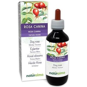 Hondsroos (Rosa canina) vruchten (rozenbottel) Alcoholvrije moedertinctuur Naturalma - Rijk aan vitamine C - Vloeibaar extract druppels 200 ml - Voedingssupplement - Veganistisch