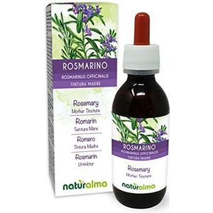 Rozemarijn (Rosmarinus officinalis) bladeren Alcoholvrije moedertinctuur Naturalma - Vloeibaar extract druppels 120 ml - Voedingssupplement - Veganistisch