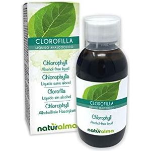 Chlorofyl vloeibaar zonder alcohol Naturalma - alcoholvrije vloeistof 200 ml - Voedingssupplement - Veganistisch en 100% natuurlijk