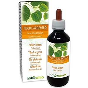 Zilverlinde (Tilia tomentosa) Alcoholvrij extract van verse knoppen Naturalma - Vloeibaar extract druppels 100 ml - Voedingssupplement - Veganistisch