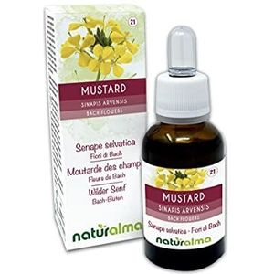 Mustard of Herik (Sinapis arvensis) Naturalma Bloesemremedies - Druppels 30 ml - Alcoholvrij vloeibaar extract - Bloesemessences - Veganistisch en alcoholvrij