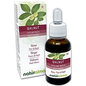 Walnut of Walnoot (Juglans regia) Naturalma Bloesemremedies - Druppels 30 ml - Alcoholvrij vloeibaar extract - Bloesemessences - Veganistisch en alcoholvrij