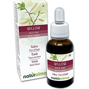 Willow of Wilg (Salix alba var. vitellina) Naturalma Bachbloesems | Nr. 38 | Druppels 30 ml | Alcoholvrij vloeibaar extract | Bloesemessences | Veganistisch en alcoholvrij