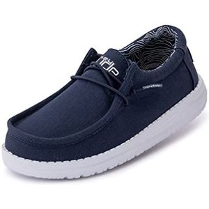 Hey Dude Jongens Wally Schoenen, Donkerblauw, 12 Little Kid