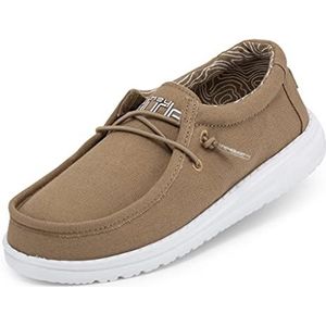 Hey Dude Wally Youth Moc Toe Schoenen voor jongens, tan, 30 EU