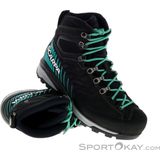 Scarpa - Dames wandelschoenen - Mescalito Trek GTX Wmn Dark Anthracite Tropical voor Dames - Maat 40 - Zwart