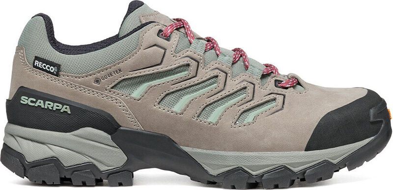 Scarpa - Moraine GTX - Wandelschoen - Dames - Laag - Waterdicht - Nubuckleer + Textiel
