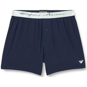 EMPORIO ARMANI Boxer doux en modal pour homme, bleu marine, taille L, Marine, L