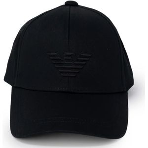 Emporio Armani, Accessoires, unisex, Zwart, ONE Size, Katoen, Caps